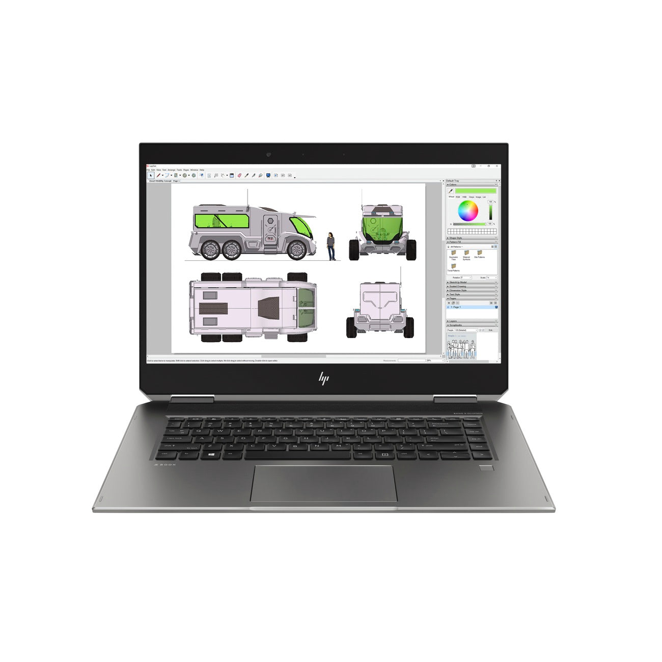 HP ZBook Studio x360 G5 Intel Core i9 8950HK 2,9 GHz (32 GB RAM / 1 TB SSD / 4K / P1000 M) 2. Wahl