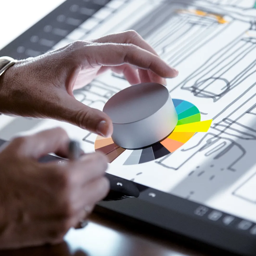 Microsoft Surface Dial Gen.1 innovatives, kabelloses Eingabegerät 2. Wahl