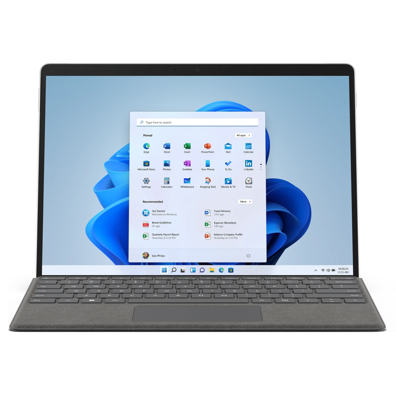 Microsoft Surface Pro 8 silver i7 1185G7 3,0 GHz (16 GB RAM / 256 GB SSD/ohne Typ Cover) 2. Wahl