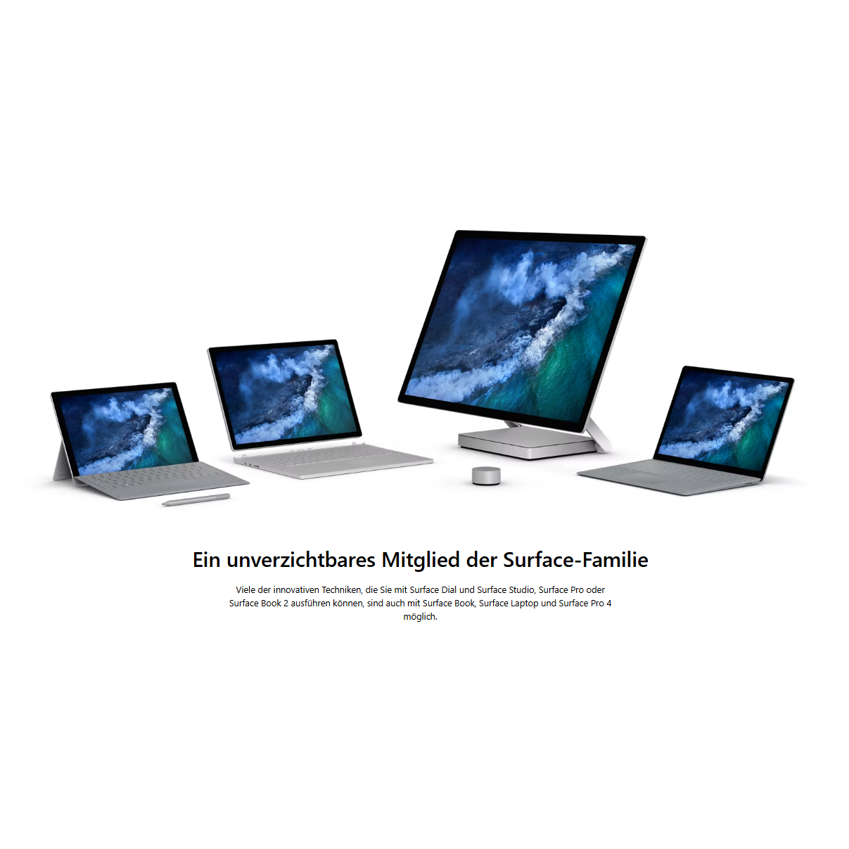 Microsoft Surface Dial Gen.1 innovatives, kabelloses Eingabegerät 2. Wahl