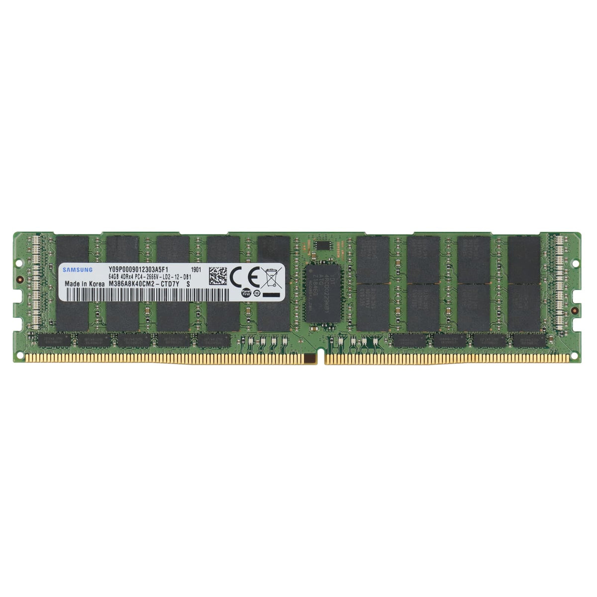 Samsung DDR4-RAM 64GB 2Rx4 PC4-2666V M386A8K40CM2-CTD LRDIMM ECC