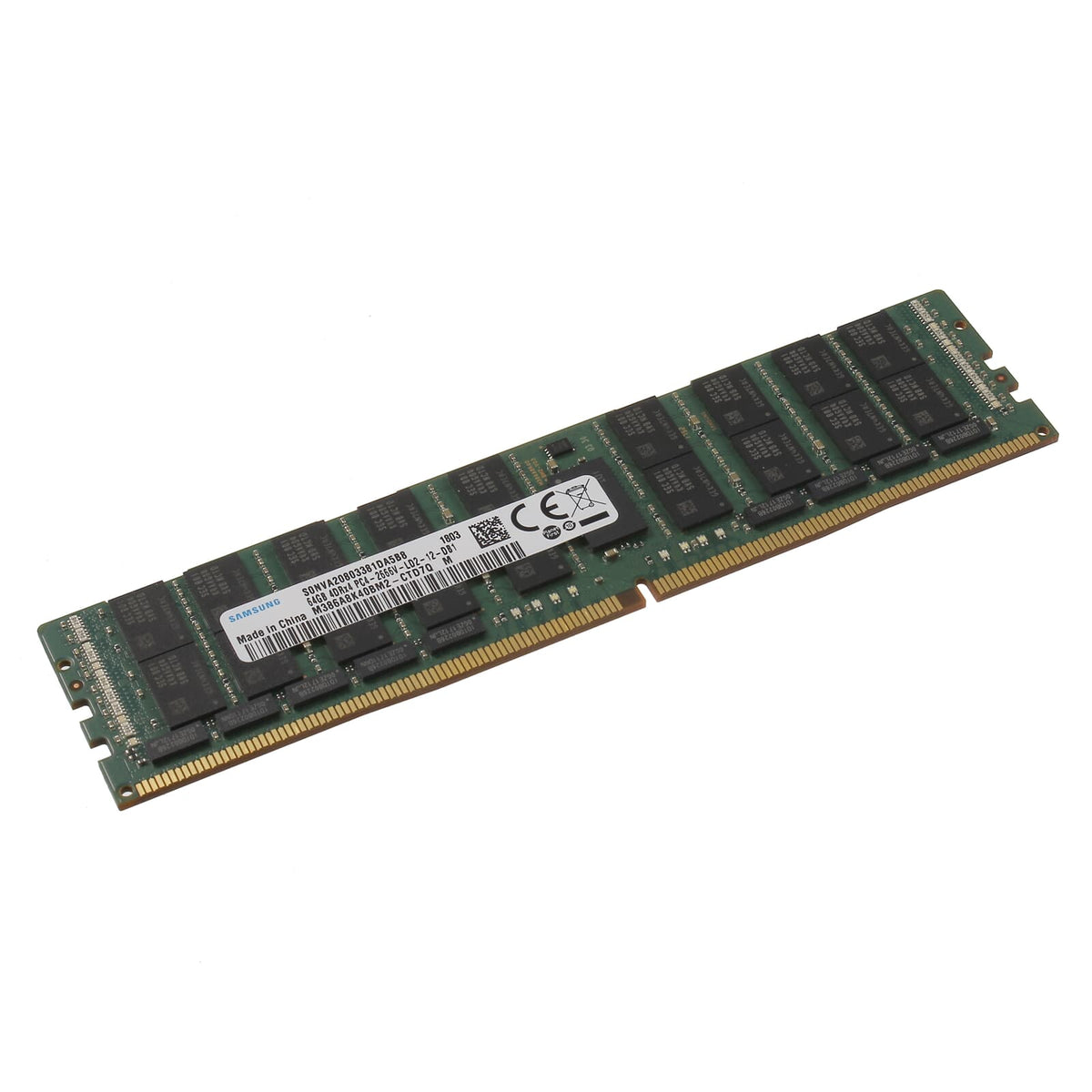 Samsung DDR4-RAM 64GB 2Rx4 PC4-2666V-M386A8K40BM2-CTD LRDIMM ECC