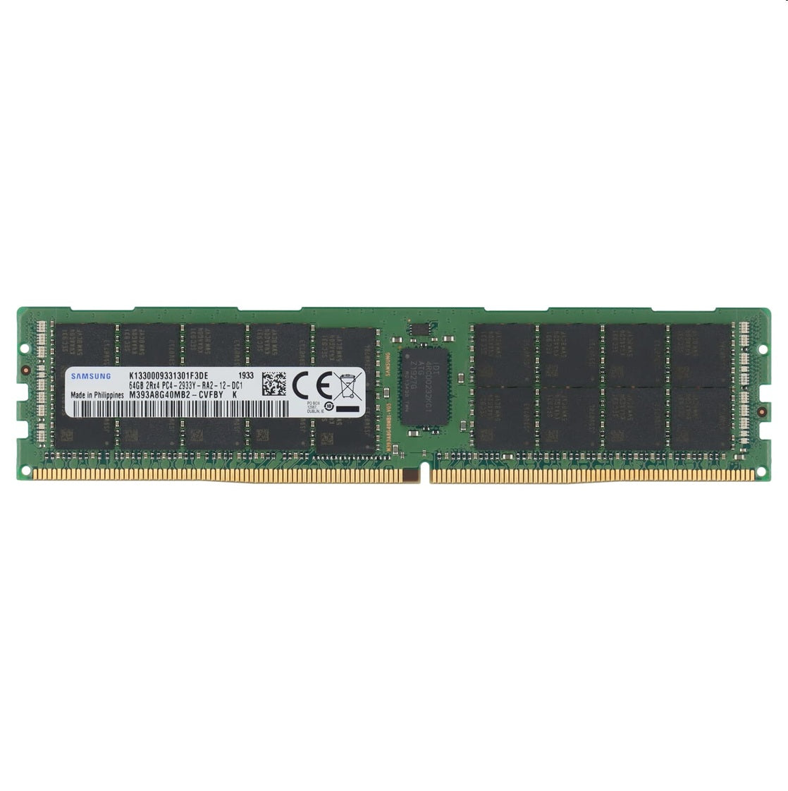 Samsung DDR4-RAM 64GB 2Rx4 PC4-2933Y M393A8G40MB2-CVF RDIMM ECC